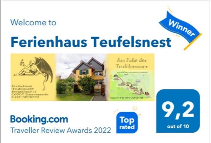 Ferienhaus Teufelsnest Timmenrode Kültér fotó